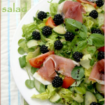 Blackberry and Prosciutto salad