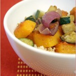 Moroccan-spiced roasted vegetables