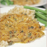 Quick creamy mustard and caper pork chops