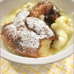 Self-saucing lemon pudding