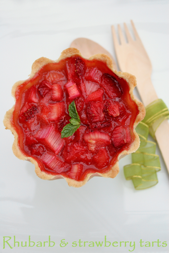 RhubarbStrawberryTart