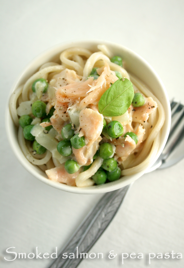 Smoked Salmon & Pea Pasta © J Horak-Druiff 2010