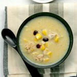 Sweetcorn, chicken and chipotle soup