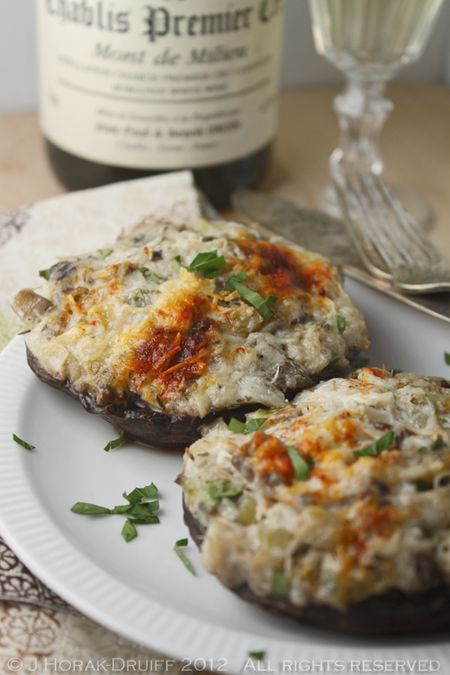 These crab-stuffed portobello mushrooms are oh-do-easy to make but they are a guaranteed dinner party show-stopper dish! 
