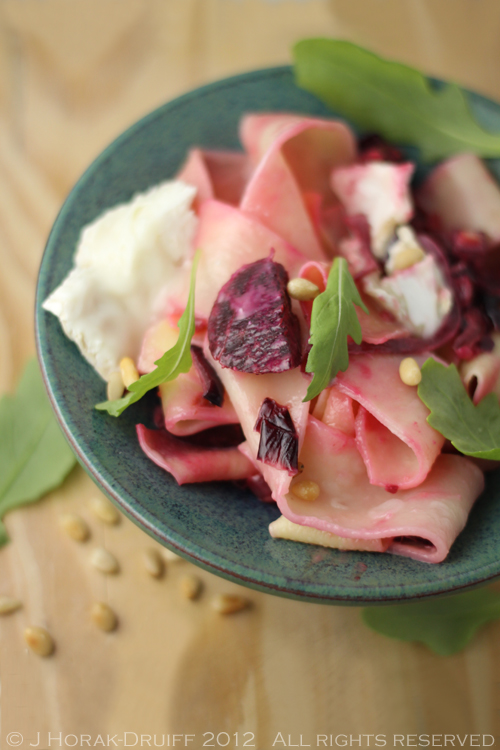 BeetrootGoatsCheesePappardelle © J Horak-Druiff 2012