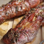 Prosciutto & Parmesan-stuffed pork loin – and win a book in my barbecue event!