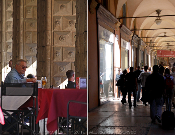 Bologna portico diptych © J Horak-Druiff 2012
