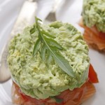 Smoked salmon avo stack © J Horak-Druiff 2012