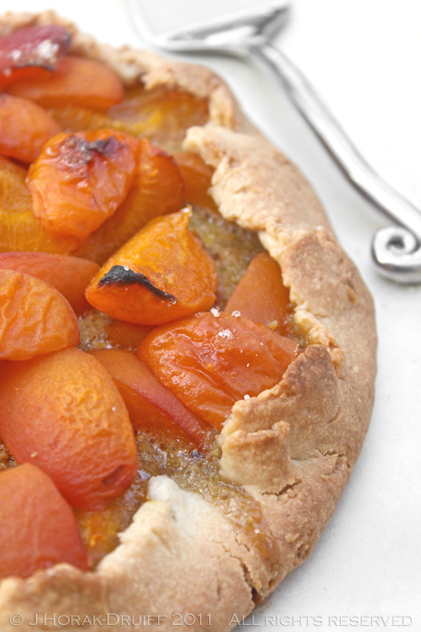 Apricot pistachio galette title © J Horak-Druiff 2011