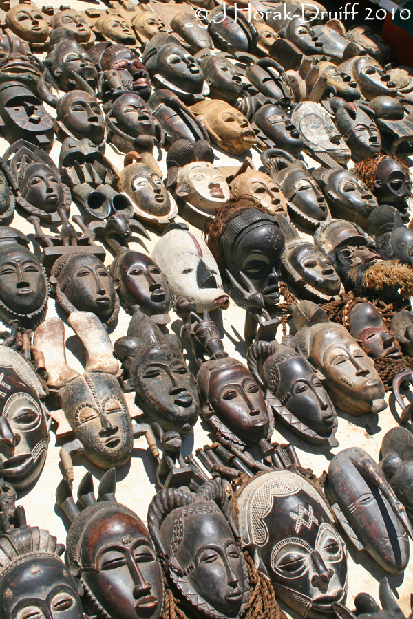 African masks © J Horak-Druiff 2010