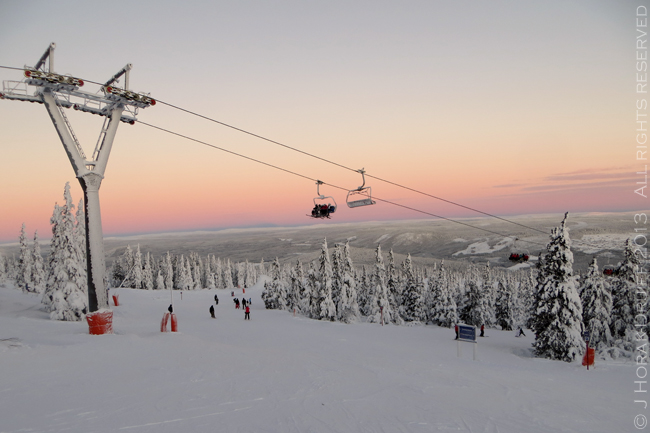 Trysil sunset © J Horak-Druiff 2013