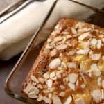 Easy peach, almond & ginger cobbler recipe