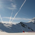 Snowy Jet Trails © J Horak-Druiff 2013