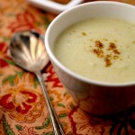 Roasted cauliflower soup with garam masala for in between days