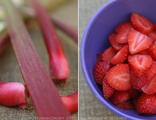 StrawberryRhubarbIngredients © J Horka-Druiff 2013