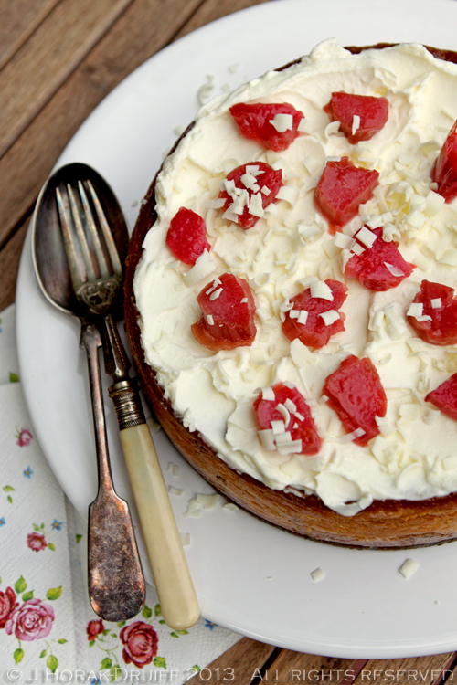 Rhubarb Cheesecake © J Horak-Druiff 2013