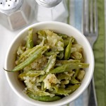 Boereboontjies – South African beans with mashed potatoes