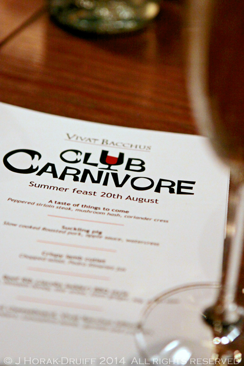 ClubCarnivoreTitle © J Horak-Druiff 2014