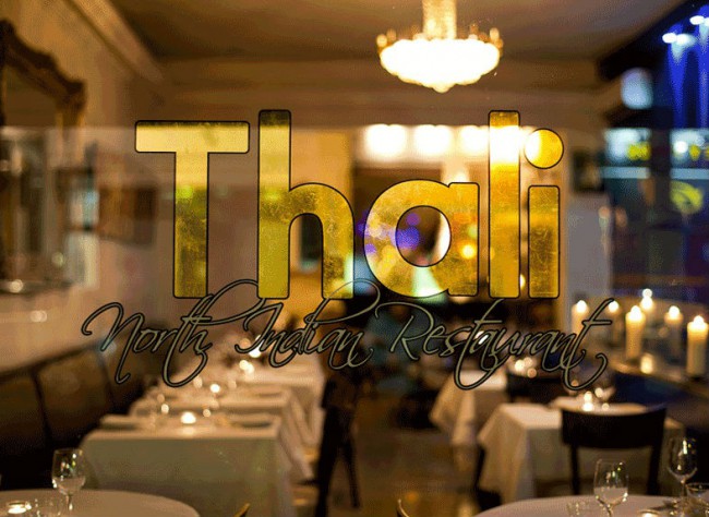 Thali restaurant title