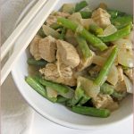 Easy Thai green chicken curry