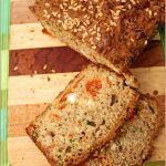 Zucchini, peppadew and feta bread