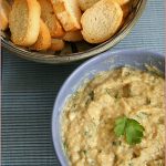 Garlicky (and very easy!) roasted aubergine dip