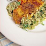Spicy salmon fillets with fresh herb salsa