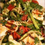 chargrilled-asparagus-courgette-halloumi-salad