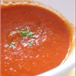 Aunt Dulcie’s tomato and marmalade soup