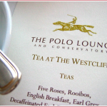 High tea at the Westcliff Hotel