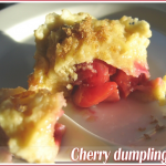 Polish cherry dumplings