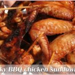 Sticky BBQ chicken sundowners