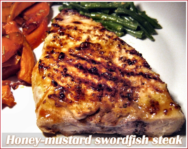 Honey-mustard-swordfish-steaks