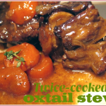 Twice-cooked oxtail stew