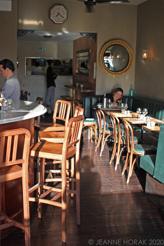 Patron wine bar interior 