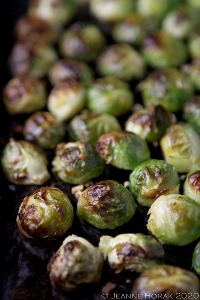 Roasted Brussels sprouts