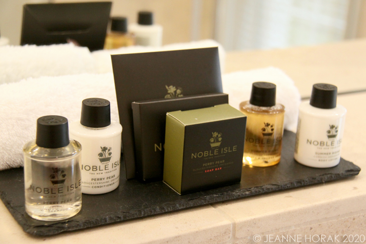 Noble Isle hotel toiletries