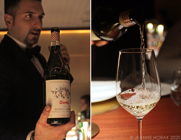 White Italian wine