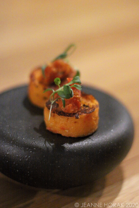 Sweet potato canape