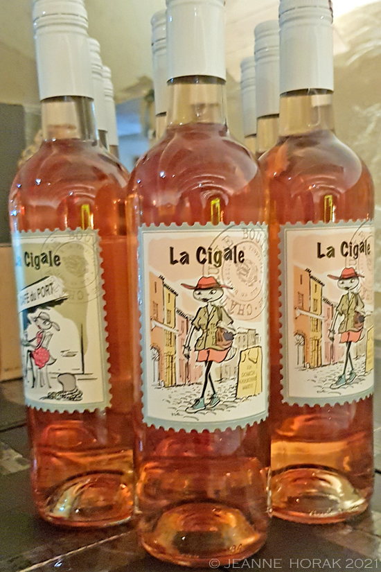 La Cigale rosé wine