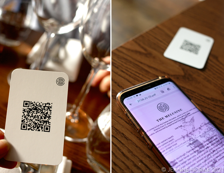 QR code restaurant menu